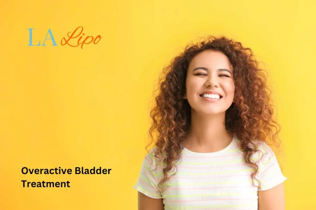 woman smiling about overactive bladder treatment West Midlands solutions